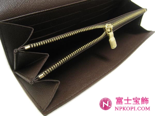 (LOUIS VUITTON)ルイヴィトン ブランドコピー ダミエ長財布 ポルトフォイユサラ N61734